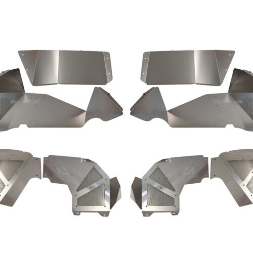 Jeep JL Inner Fenders For 18-Current Wrangler JL Front/Rear Set of 4 Aluminum Raw Fishbone Offroad