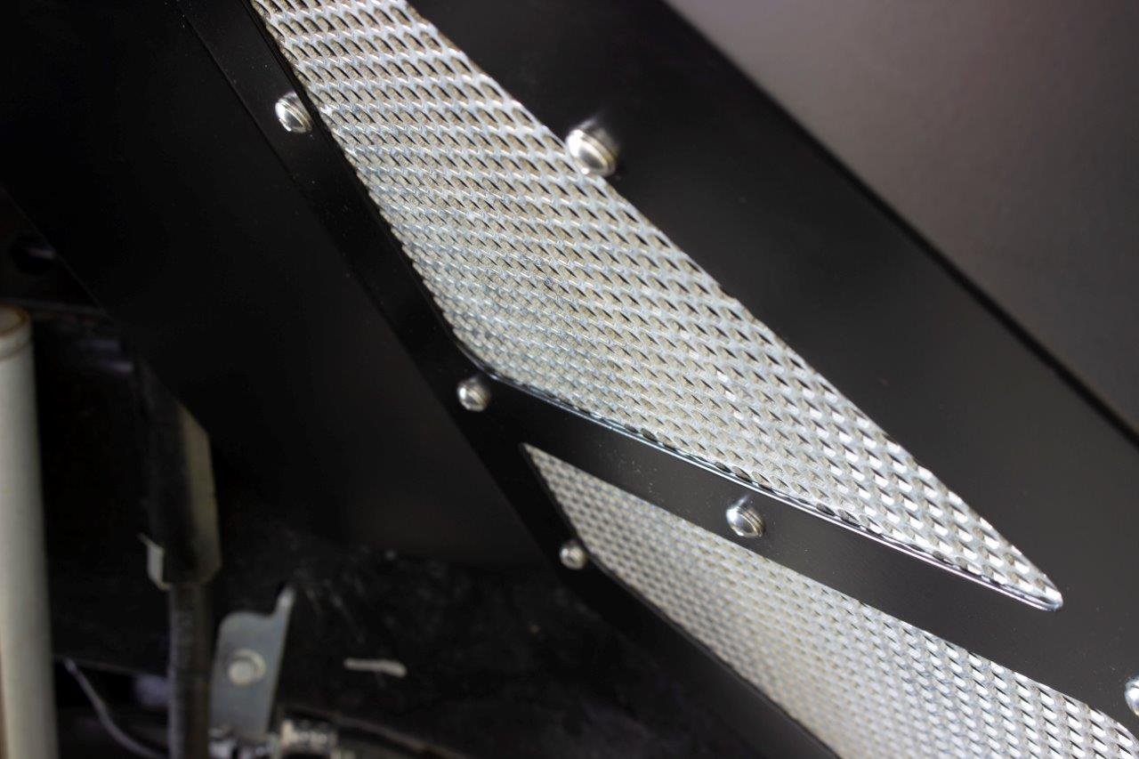 Jeep JL Inner Fenders For 18-Current Wrangler JL Rear Pair Aluminum Black Powdercoat Fishbone Offroad - Image 6