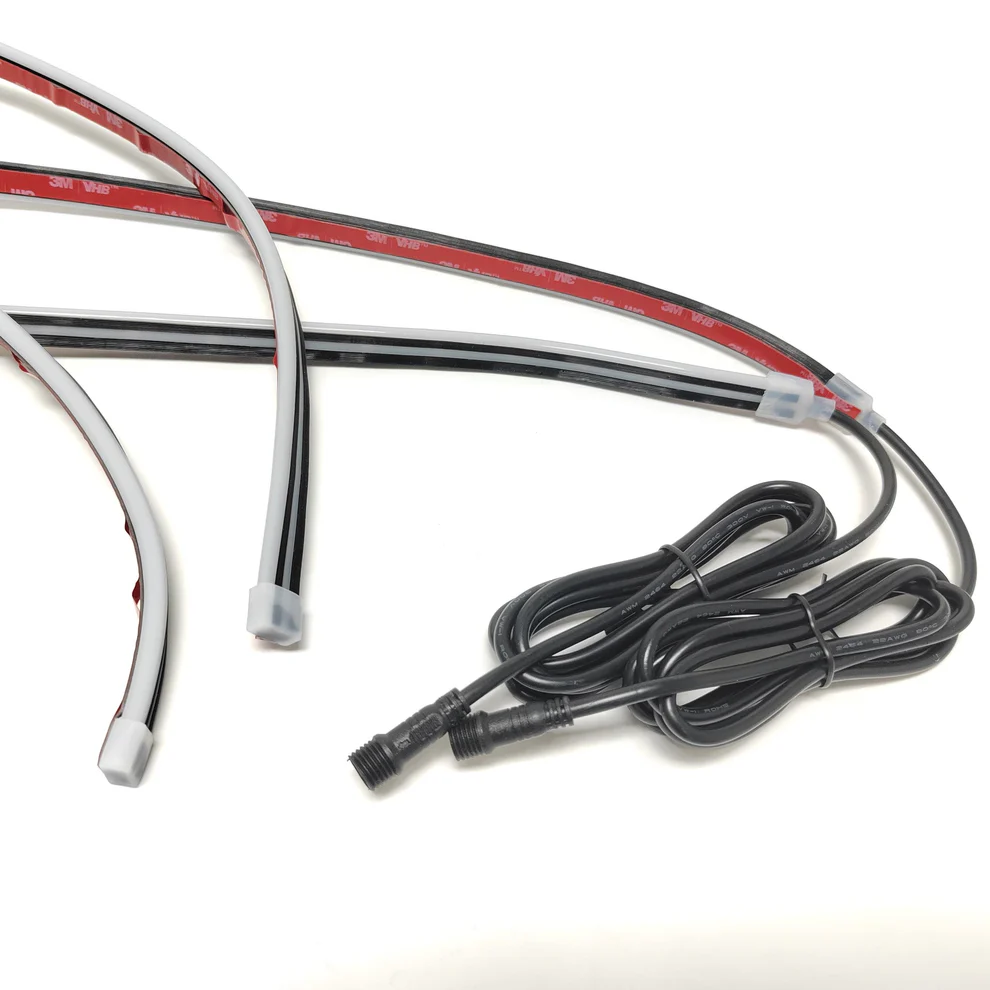 Shoreline Offroad Pro Series Custom Strip Lighting Hood Kit - Image 4