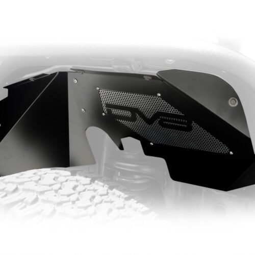 DV8 Offroad Jeep JK Front Inner Fenders – Black Aluminum