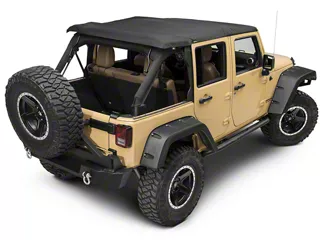 Bestop Trektop NX Plus Twill Jeep 07-17 Wrangler Unlimited 4-Door - Image 3