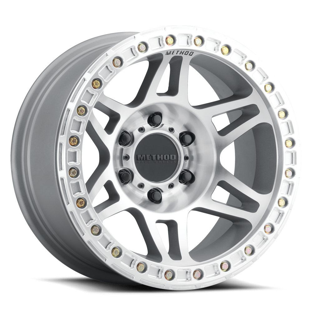 Aluminum Wheels 17x9 Beadlock MR106 Bolt Pattern 5 On 127 Offset -44 Lip Size 0 Machined SL Clear Coat Method