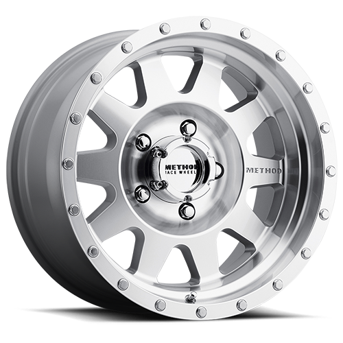 Aluminum Wheels 17x9 The Standard MR301 Bolt Pattern 5 On 127 Offset -12 Lip Size 3.46 Machined SL Clear Coat Method