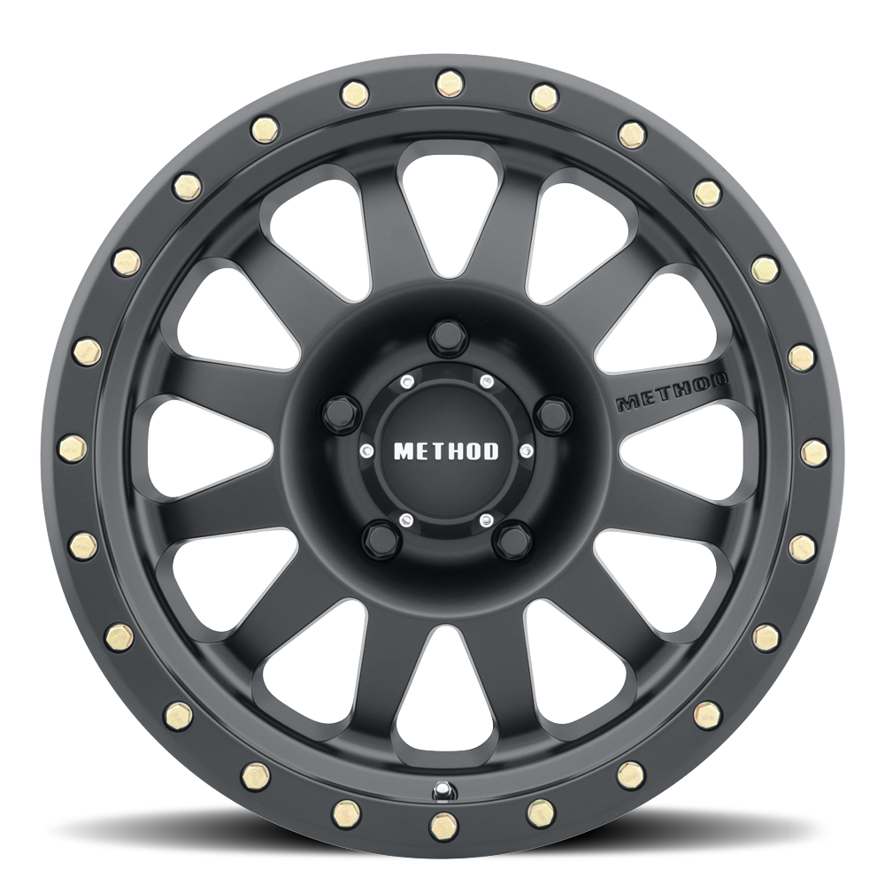 Aluminum Wheels 17x8.5 Double Standard MR304 Bolt Pattern 5 On 127 Offset 0 Lip Size 3.07 Matte Black MB Method - Image 3