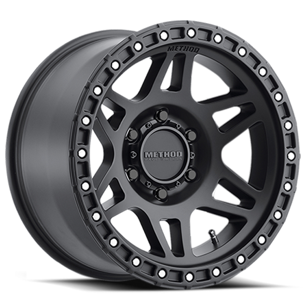 Aluminum Wheels 17x8.5 MR312 Bolt Pattern 5 On 127 Offset 0 Lip Size 0.98 Matte Black MB Method