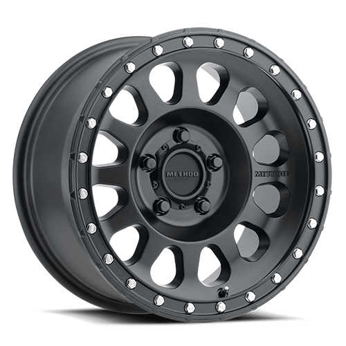 Aluminum Wheels 17x8.5 MR315 Bolt Pattern 5 On 127 Offset 0 Lip Size 1.65 Matte Black MB Method