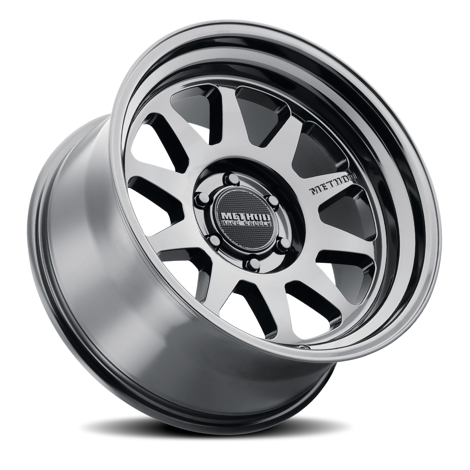 Aluminum Wheels 20x10 MR316 Bolt Pattern 5 On 127 Offset -18 Lip Size 1.77 Gloss Black GB Method - Image 2