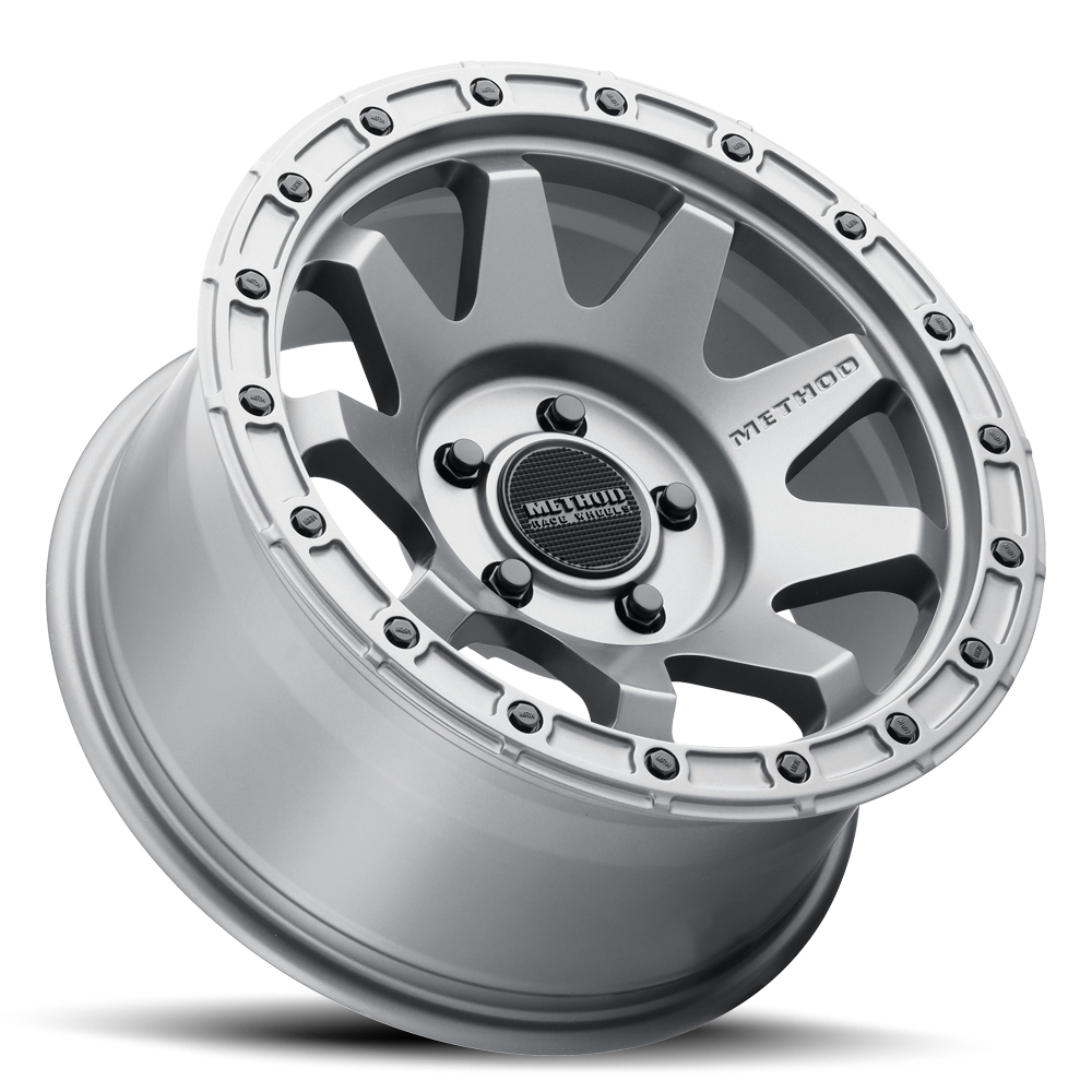 Aluminum Wheels 17x9 MR317 Bolt Pattern 5 On 127 Offset -12 Lip Size 1.57 Matte Titanium GY Method - Image 2
