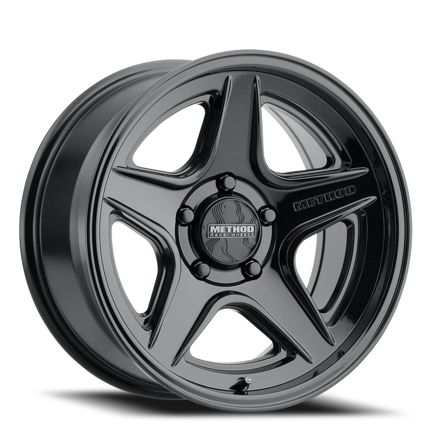 Aluminum Wheels 17x8.5 MR319 Bolt Pattern 5 On 127 Offset 0 Lip Size 1.3 Gloss Black GB Method
