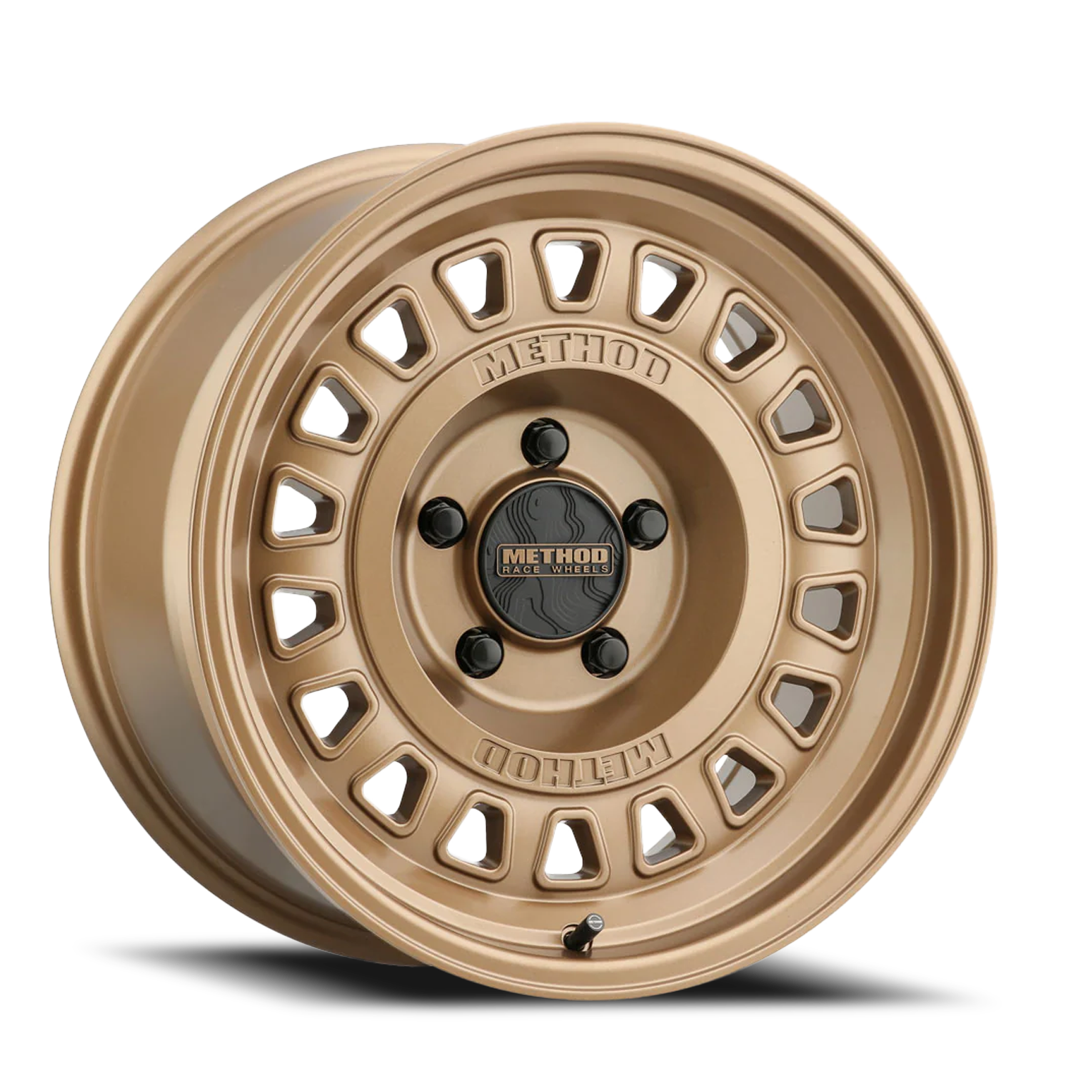 Aluminum Wheels 17x8.5 MR320 Bolt Pattern 5 On 127 Offset 0 Lip Size 2.76 Method Bronze BZ Method