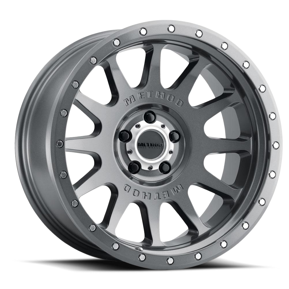 Aluminum Wheels 20x10 NV MR605 Bolt Pattern 5 On 127 Offset -24 Lip Size 2.83 Gloss Titanium GY Method
