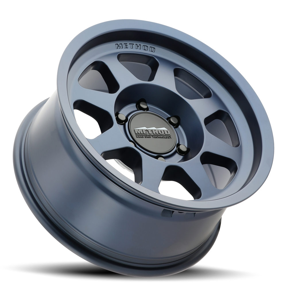 Aluminum Wheels 17x8.5 Bead Grip MR701 Bolt Pattern 5 On 127 Offset 0 Lip Size 1.81 Bahia Blue BL Method - Image 2