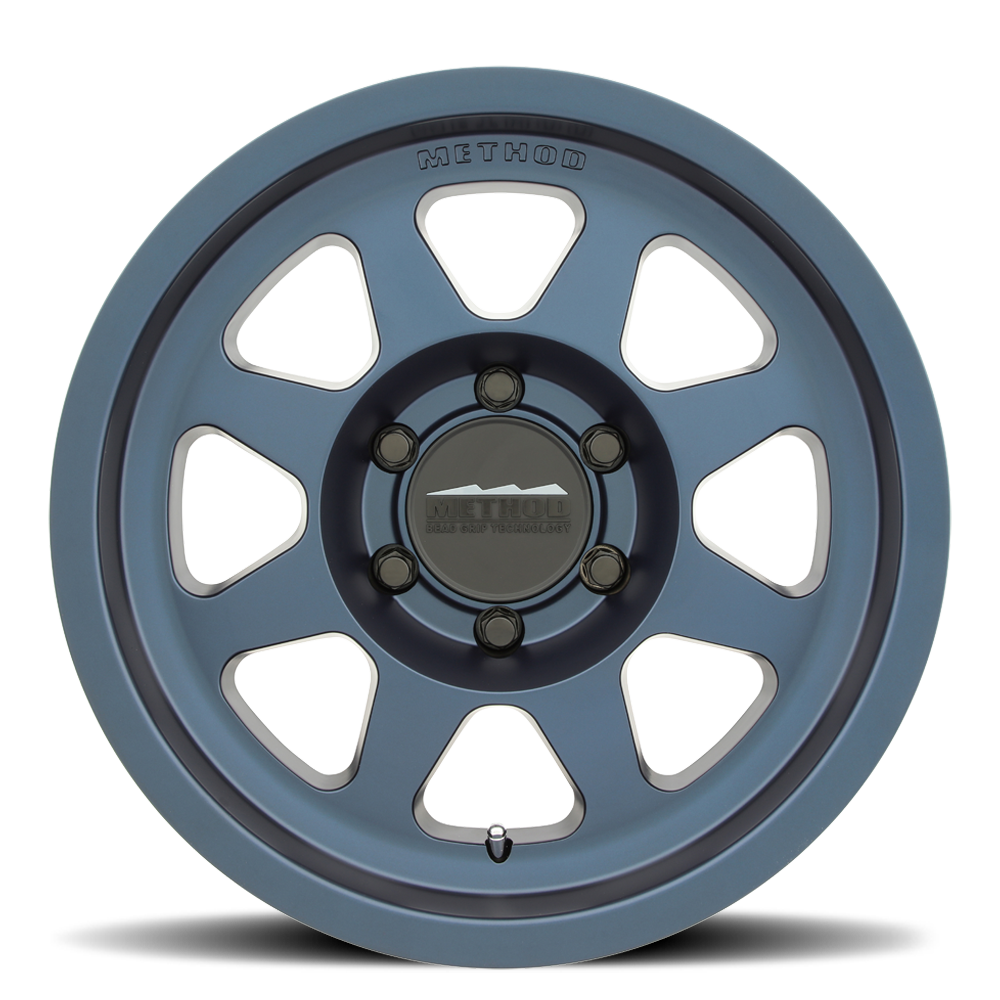 Aluminum Wheels 17x8.5 Bead Grip MR701 Bolt Pattern 5 On 127 Offset 0 Lip Size 1.81 Bahia Blue BL Method - Image 3