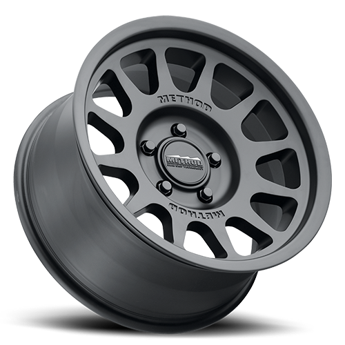 Aluminum Wheels 17x9 Bead Grip MR703 Bolt Pattern 5 On 127 Offset -12 Lip Size 1.18 Matte Black MB Method - Image 2