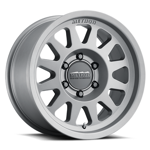 Aluminum Wheels 17x8.5 Bead Grip MR704 Bolt Pattern 5 On 127 Offset 0 Lip Size 1.81 Titanium SL Method