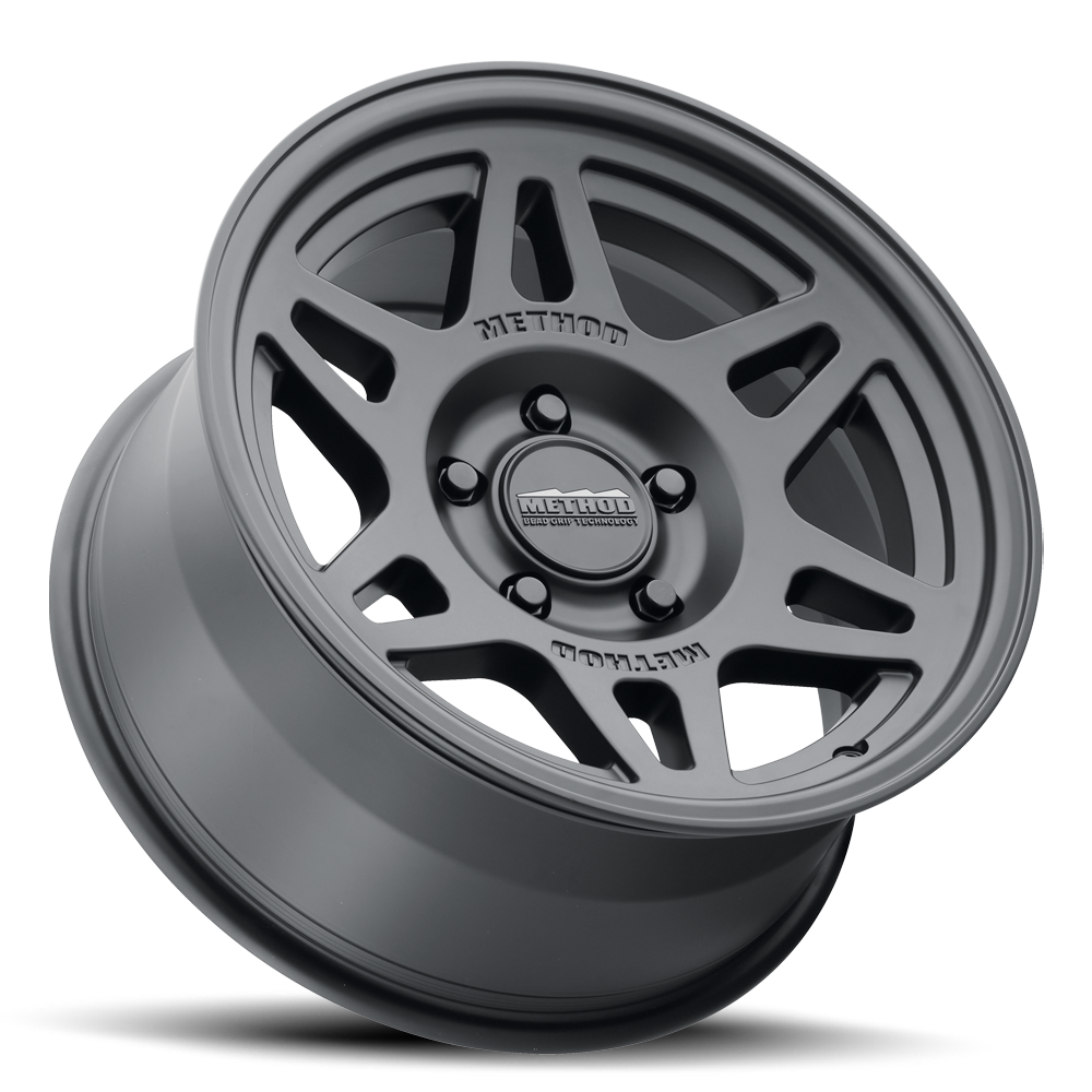 Aluminum Wheels 17x8.5 Bead Grip MR706 Bolt Pattern 5 On 127 Offset 0 Black BK Method - Image 2