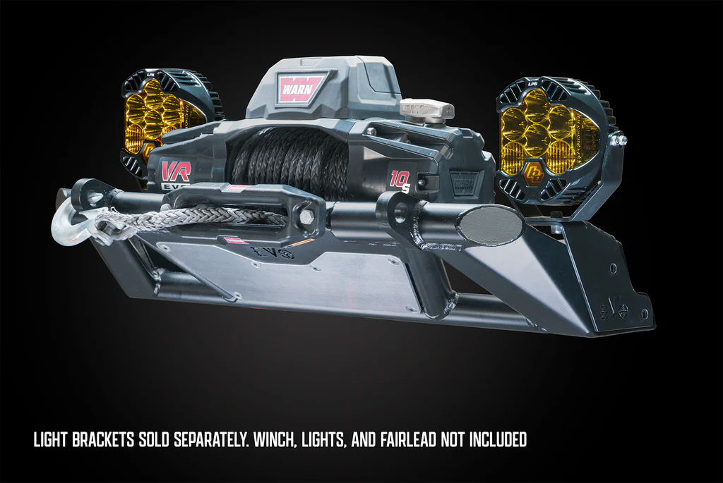 KSPEC Pre Runner Front Winch Tube Bumper JK JL JT - NO HOOP/RAW