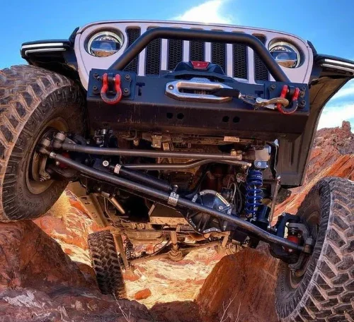 QBhoop_6ae5be07-eb3a-4622-9b05-af70c09476a5_1024x1024 QUARTER POUNDER FRONT WINCH BUMPER FOR JEEP WRANGLER & GLADIATOR JK/JL/JT WITH HOOP/STEEL/BLACK