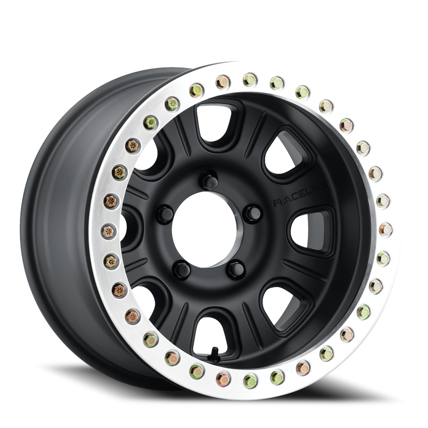 RT231-79550-32-DLFM.png Aluminum Wheels 17x9.5 Monster Beadlock RT231 Machined Face Black -32 Offset 5 on 127 Bolt Pattern 83.82 Bore Raceline