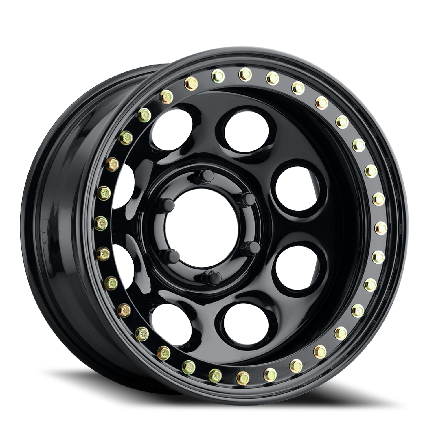 RT8179550-DLFM.png Aluminum Wheels 17x9.5 Rock 8 RT81 Gloss Black Beadlock Offset 5 on 127 Bolt Pattern 107.95 Bore Raceline