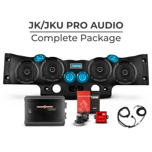 Overhead Soundbar Package for Select 2007-2018 Jeep Wrangler JK/JKU Black