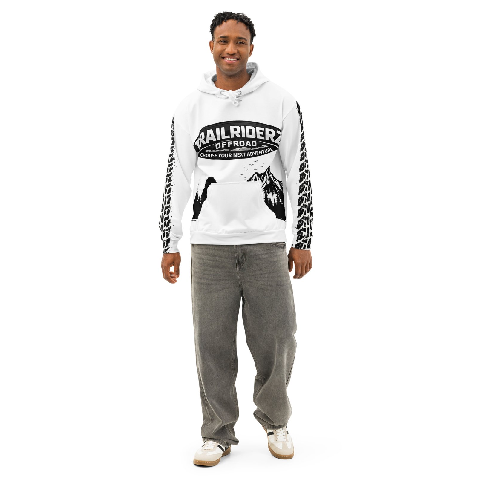 Trailriderz Offroad White Hoodie - Image 5