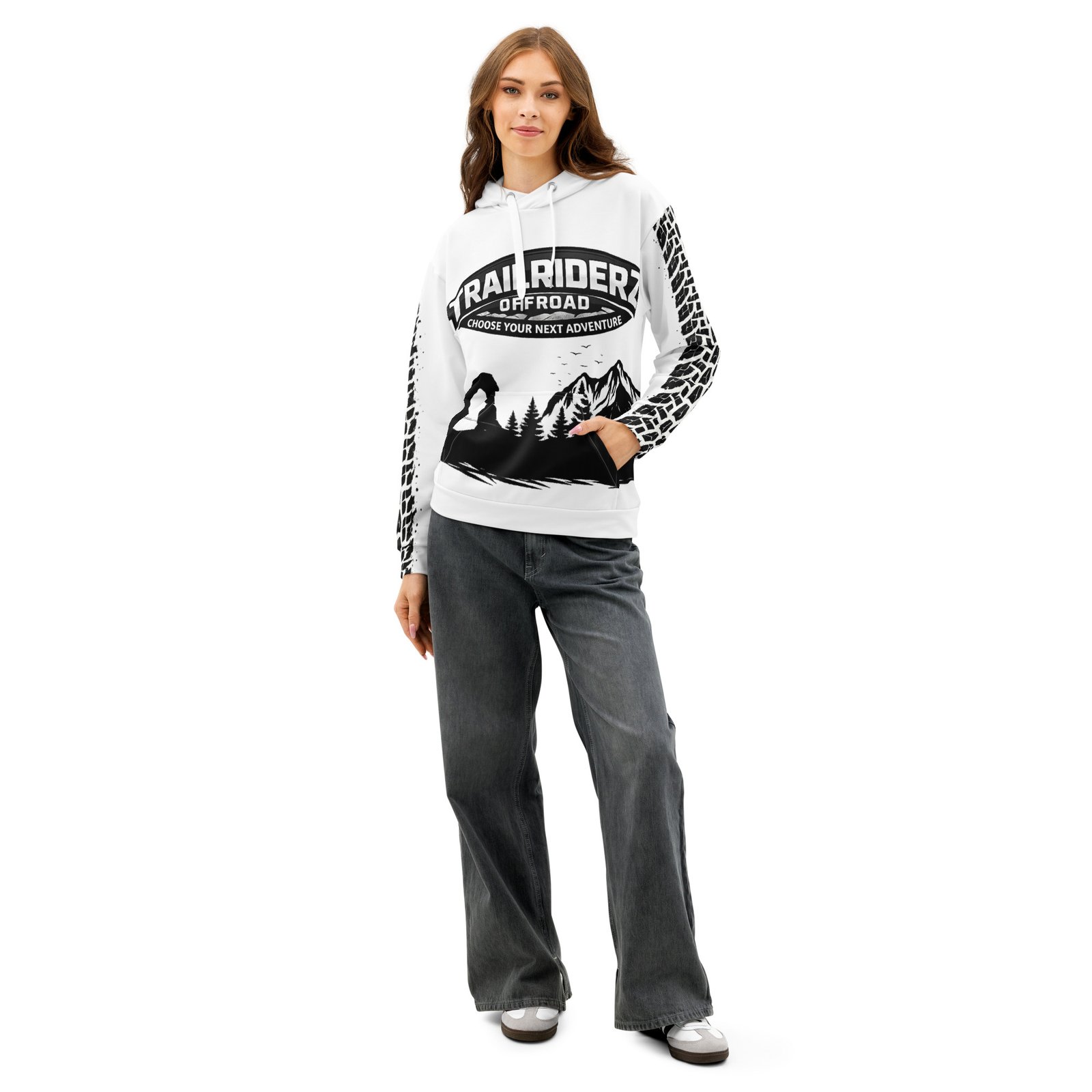 Trailriderz Offroad White Hoodie - Image 16