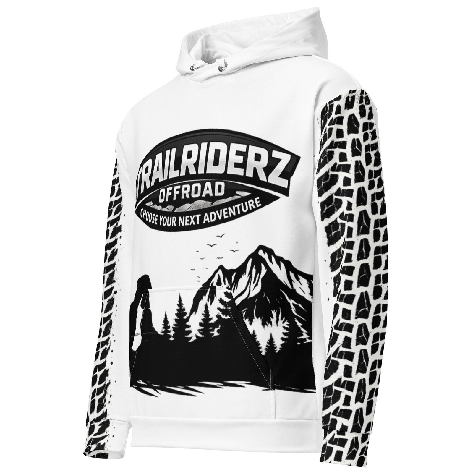 Trailriderz Offroad White Hoodie - Image 24