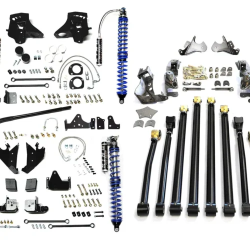 JK JKU EVO 3-5 INCH Lift KING COILOVER CONVERSION HIGH CLEARANCE LONG ARM PRO SUSPENSION (BLACK) JEEP WRANGLER 2 DOOR AND 4 DOOR 2007-2018