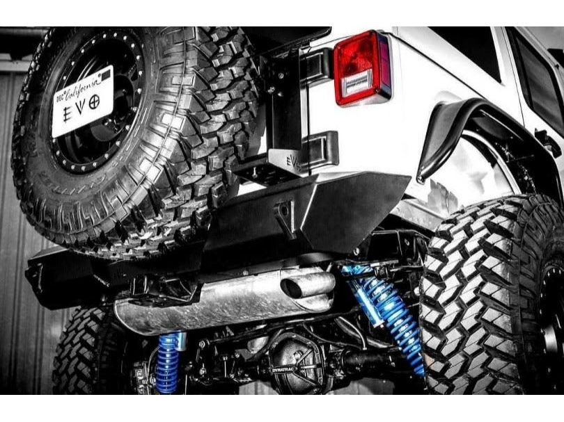 JK JKU EVO 3-5 INCH Lift KING COILOVER CONVERSION HIGH CLEARANCE LONG ARM PRO SUSPENSION (BLACK) JEEP WRANGLER 2 DOOR AND 4 DOOR 2007-2018 - Image 2